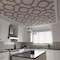 Ekena Millwork 33W x 33H x 38T Small Bradley Decorative Fretwork Wood Ceiling Panels, Walnut CELW33X33X0375BRDWA - alternate 9